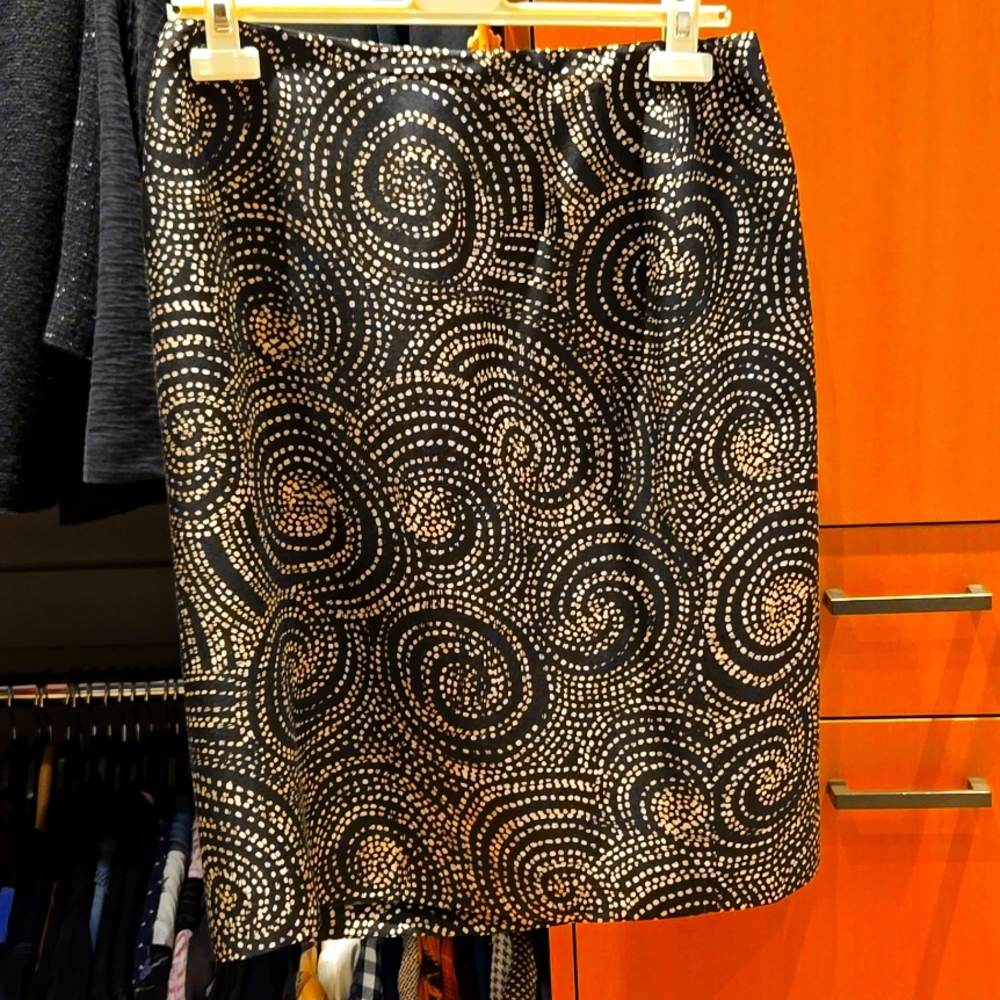Talbots silk&wool skirt